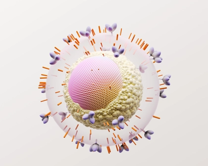 Illustration virus VIH molécule