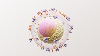 Illustration virus VIH molécule